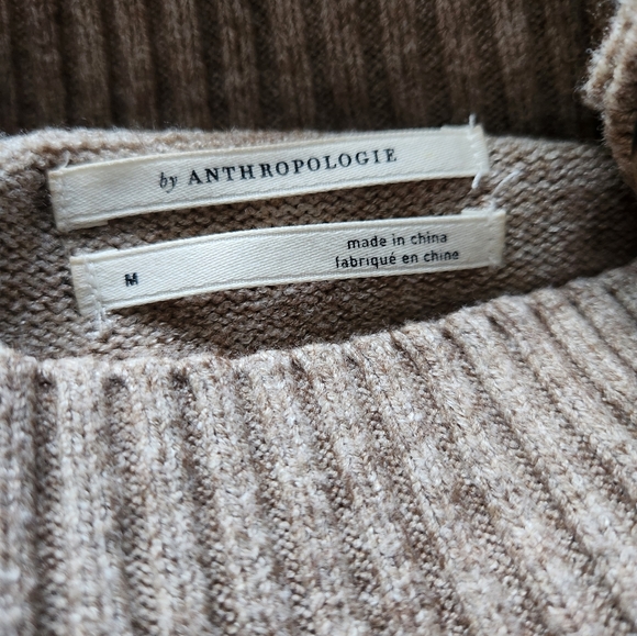 Women's Button-Detail Tan Sweater - Picture 8 of 8
